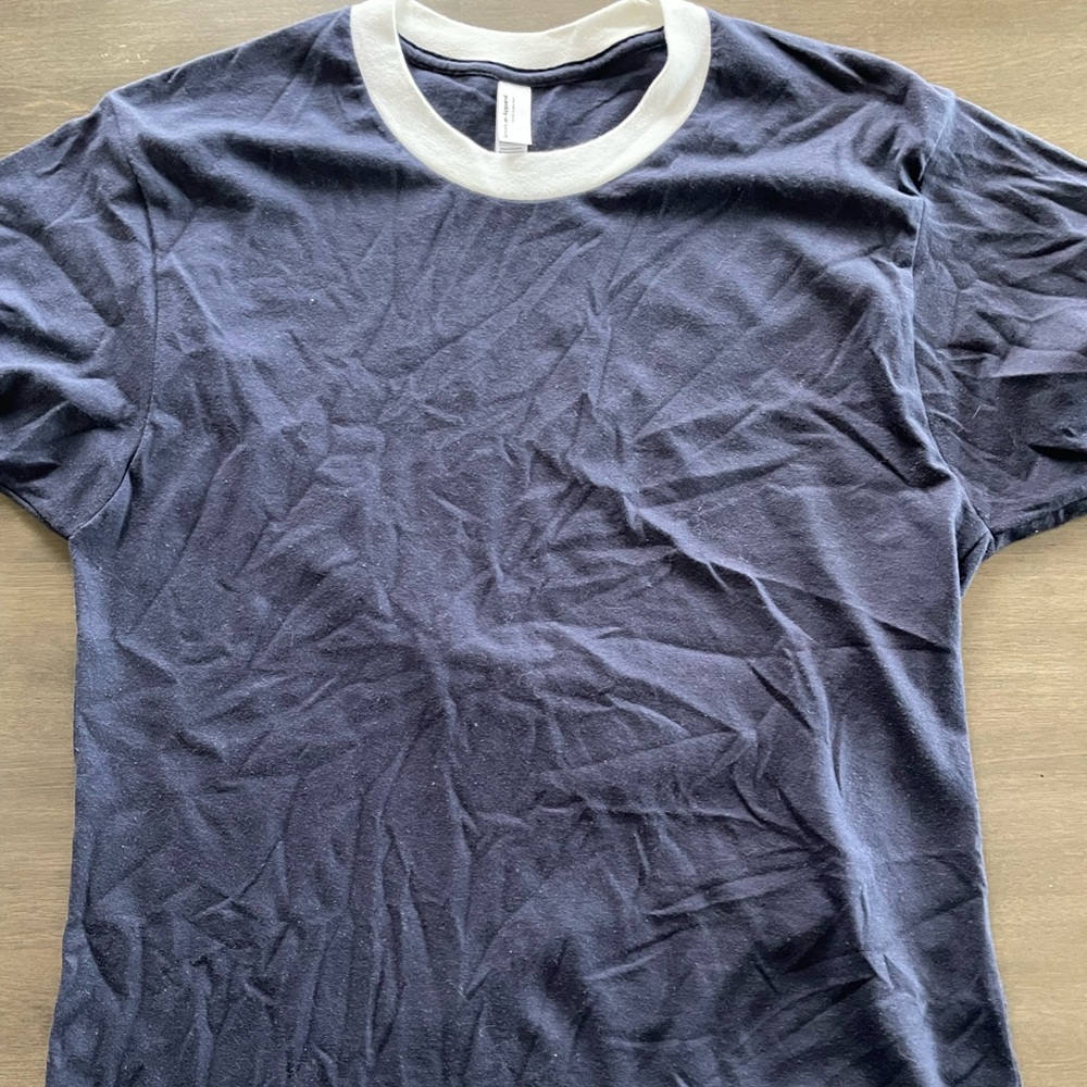 American Apparel 50/50 Ringer T-Shirt
